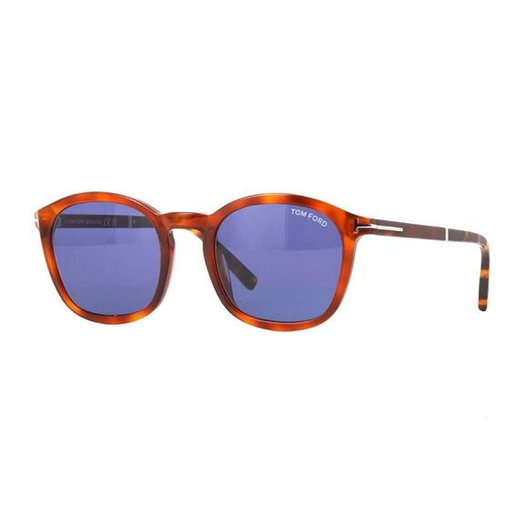 NEW TOM FORD SUNGLASSES HAVANA MEN SQUARE EYEWEAR - Picture 1 of 3